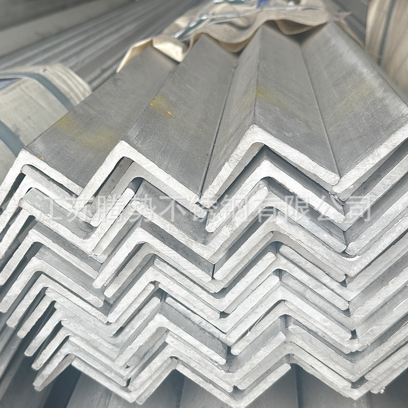 Manufacturer Supplies 201 304 Stainless Steel Angle Steel, Equal-Sided Angle Steel for Construction Engineering, Curtain Wall Punching 201 Angle Iron