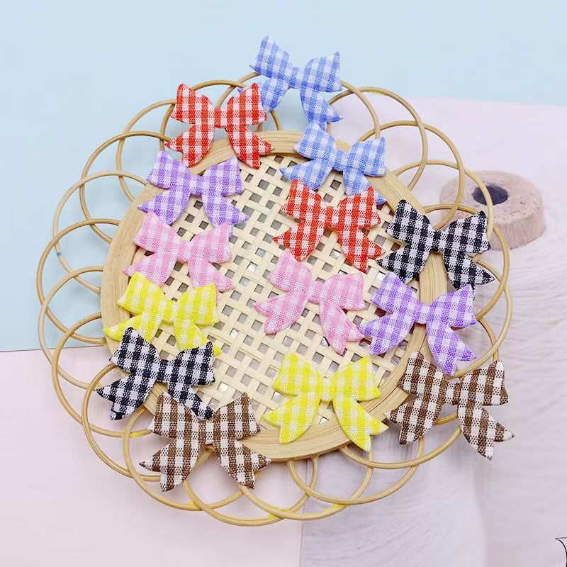 Индивидуальные аксессуары с клетчатым бантом, шотландские бабочки, декоративные головные уборы, ручная работа DIY аксессуары