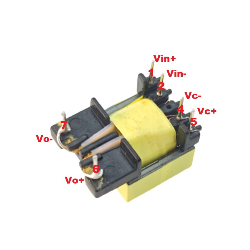 Ee13-5W Horizontal 5+2 Extended 5V12V24 High Frequency Transformer Safety Certification Insulation System Ul Tengchuan Electric