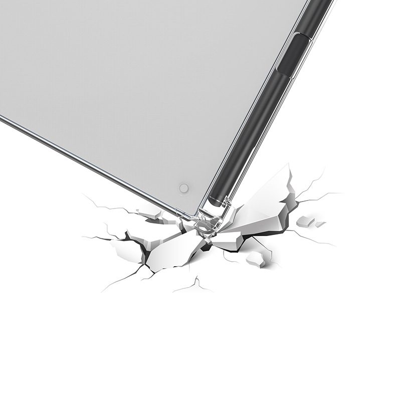 Suitable for Remarkable23 E-book Protective Cover Four Corner Airbag Anti-fall Transparent TPU Soft Case with Pen Slot