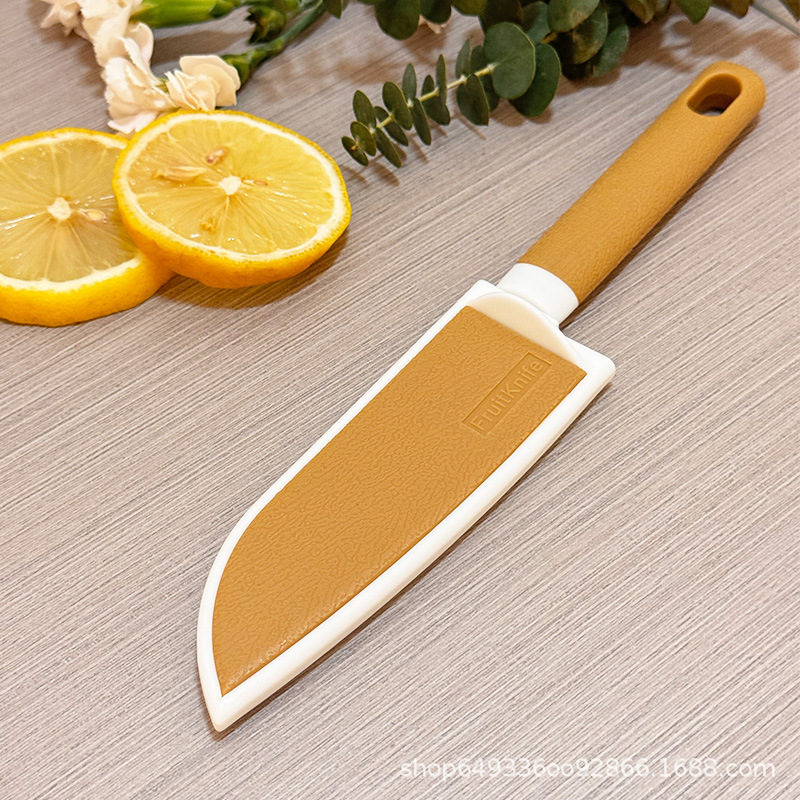 Stainless Steel Fruit Knife Factory in stock Household High-grade Sharp Knife with Knife Cover Durable No Hands Peeler Knife