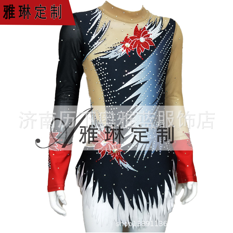 Yalin Artistic Gymnastics Performance Clothing for Girls and Kidsren Admission Professional Gymnastics Clothing Competition Clothing Cheerleading Training 250918