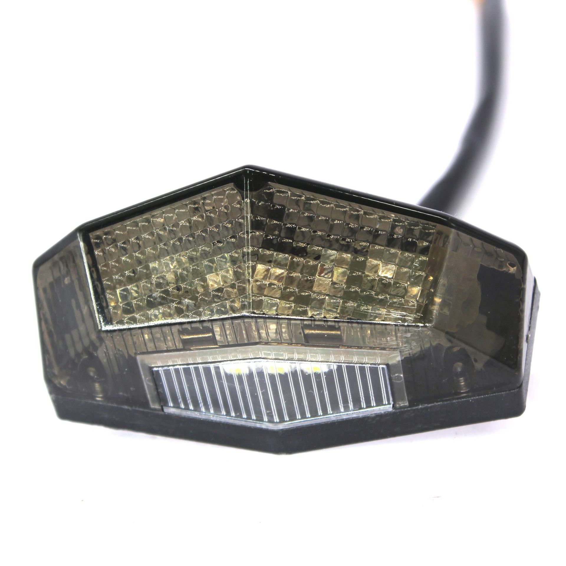 Off-road motorcycle modification accessories suitable for Honda CRF300L taillight with turn signal stainless steel