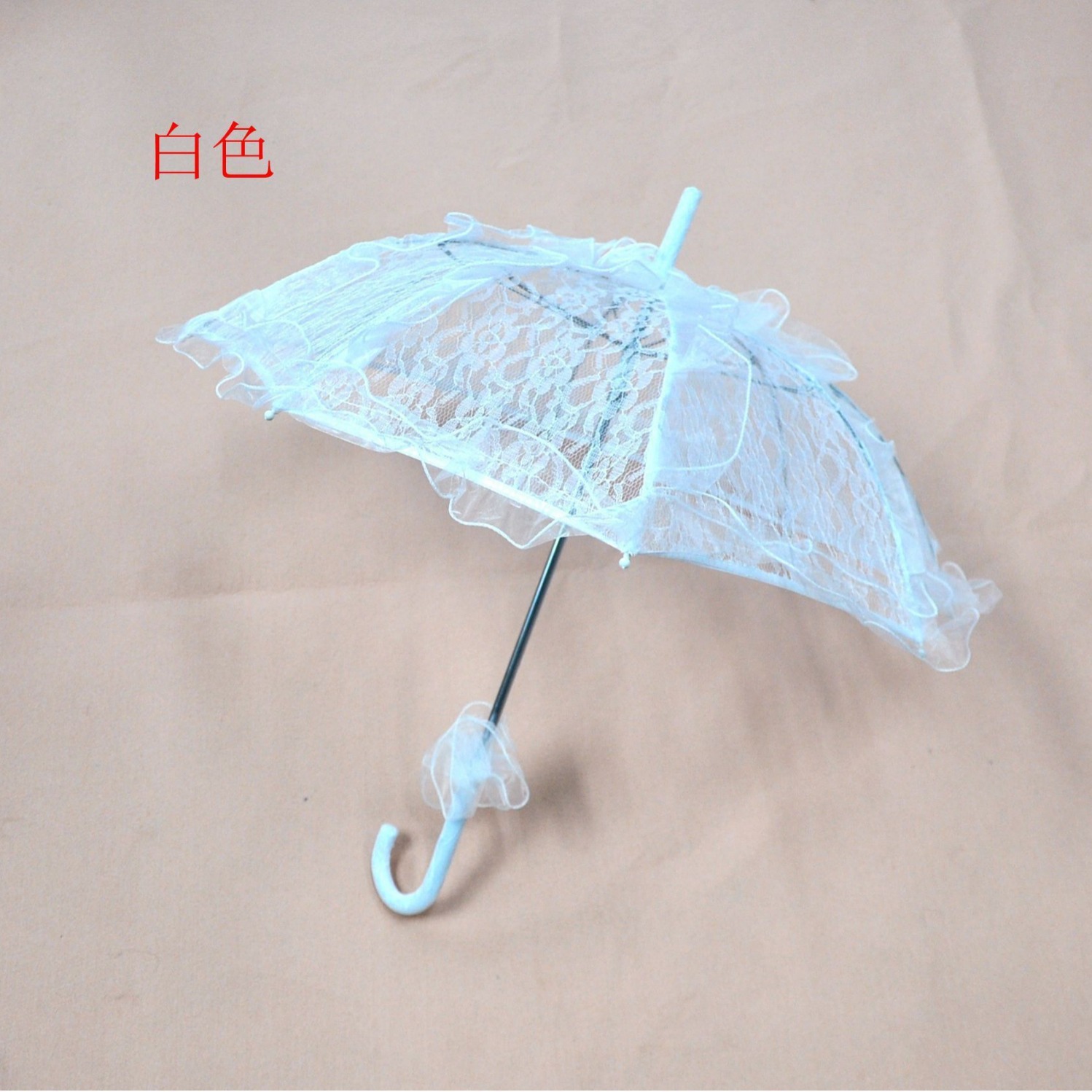 Rainbow-Colored Craft Bridal Wedding Umbrella Western-Style Wedding Lace Umbrella Children's Dance Prop Umbrella Wedding Dress Photo Studio Shooting