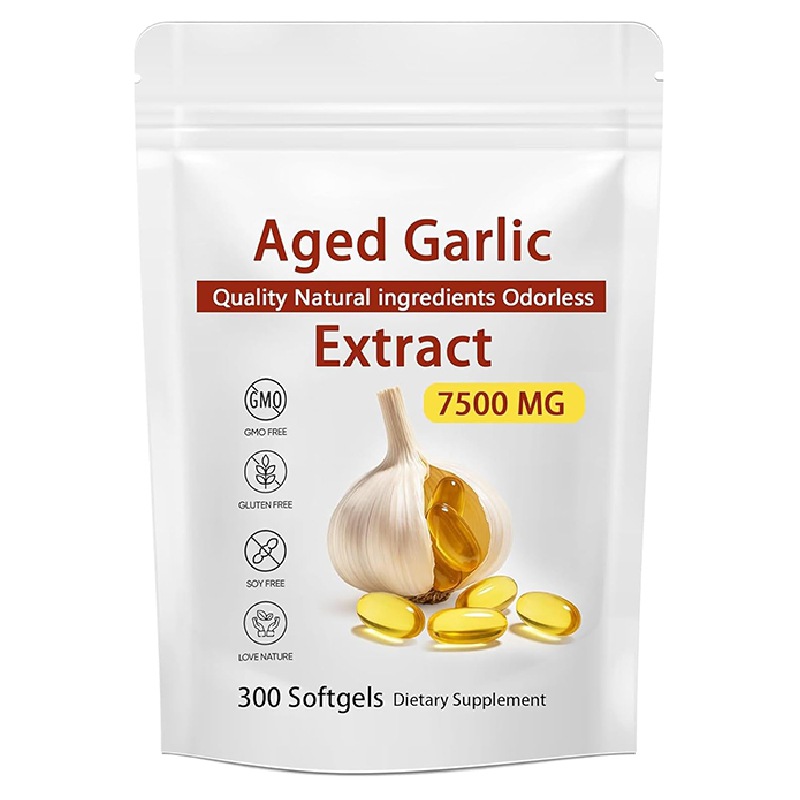 Customized Garlic Softgels Amazon Best Selling Garlic Softgels Tasteless Garlic Extract Softgels