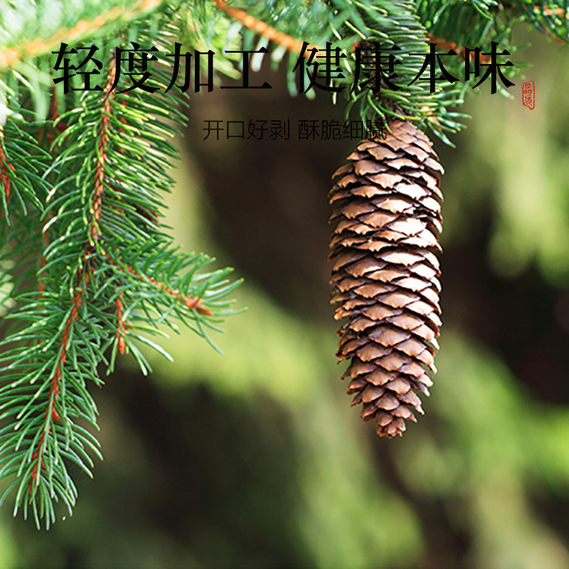 New Stock of Large Pine Nuts from Northeast China, Hand-Peeled Roasted Seeds, Nut Snacks, Roasted New Year Goods Wholesale