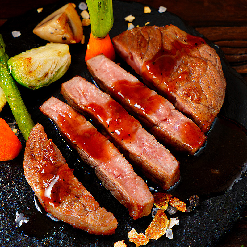 [Daxidi] Unified Whole-Cut Fillet Steak 130g Processed Raw Beef Street Steak Catering Ingredients