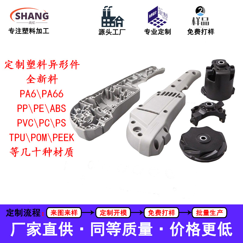 Manufacturer Produces Plastic Parts, Electronic Component Housings, Abs, Ps, Pc, Pom, and Custom-Shaped Parts Injection Molds for Pe