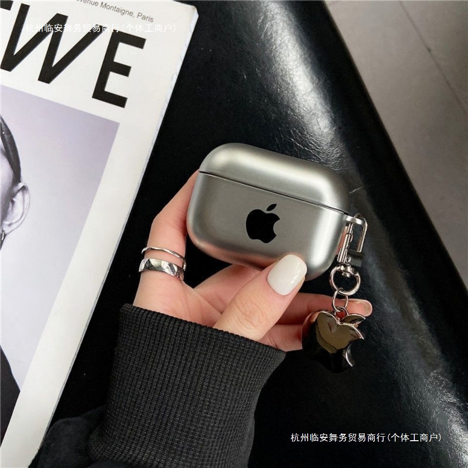 //Apple Matte Silver Bluetooth Headset Protective Case Soft Third Generation Anti-Fall Cover