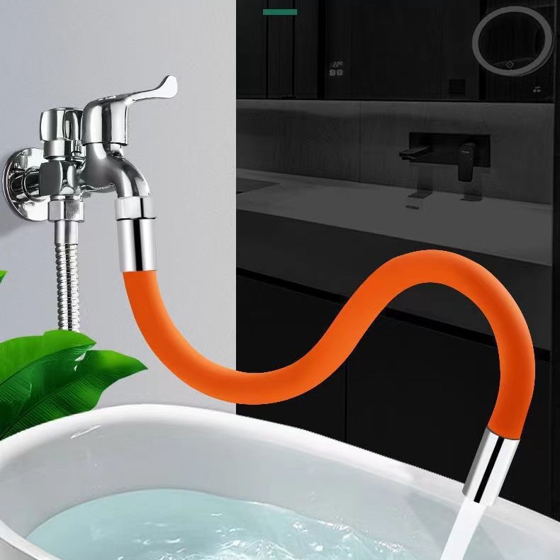 Household Faucet Extension Accessory for Bathroom Balcony Splash-Proof Faucet Extender