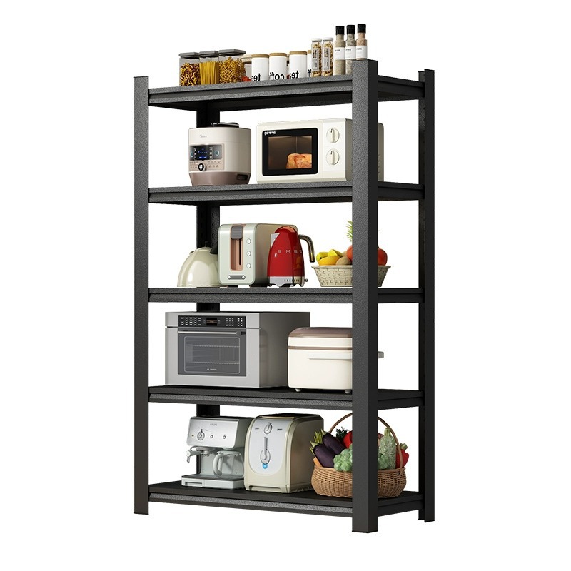 Kitchen Storage Rack Floor Multi-layer Multi-functional Household Microwave Oven Pot Rack Storage Rack Shelf Cabinet Shelf