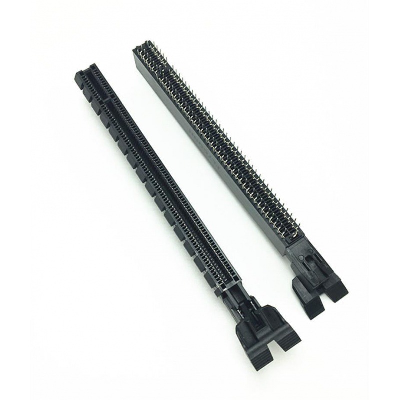 DEsktoP ComPutEr MothErboard PCI-E 164P Slot HoldEr 16X GraPhics Card Slot SockEt with Fish Tail FiXEd