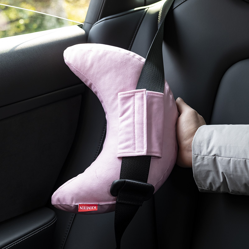 Children's safety belt shoulder protective cover sleeping pillow car pillow safety protective cover pillow decoration car car car artifact