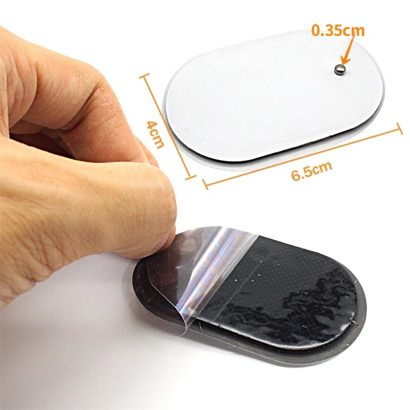 Wholesale Oval Electrode Patch EMS Digital Pulse Massage Patch Conductive Gel Universal Button Electrode Patch