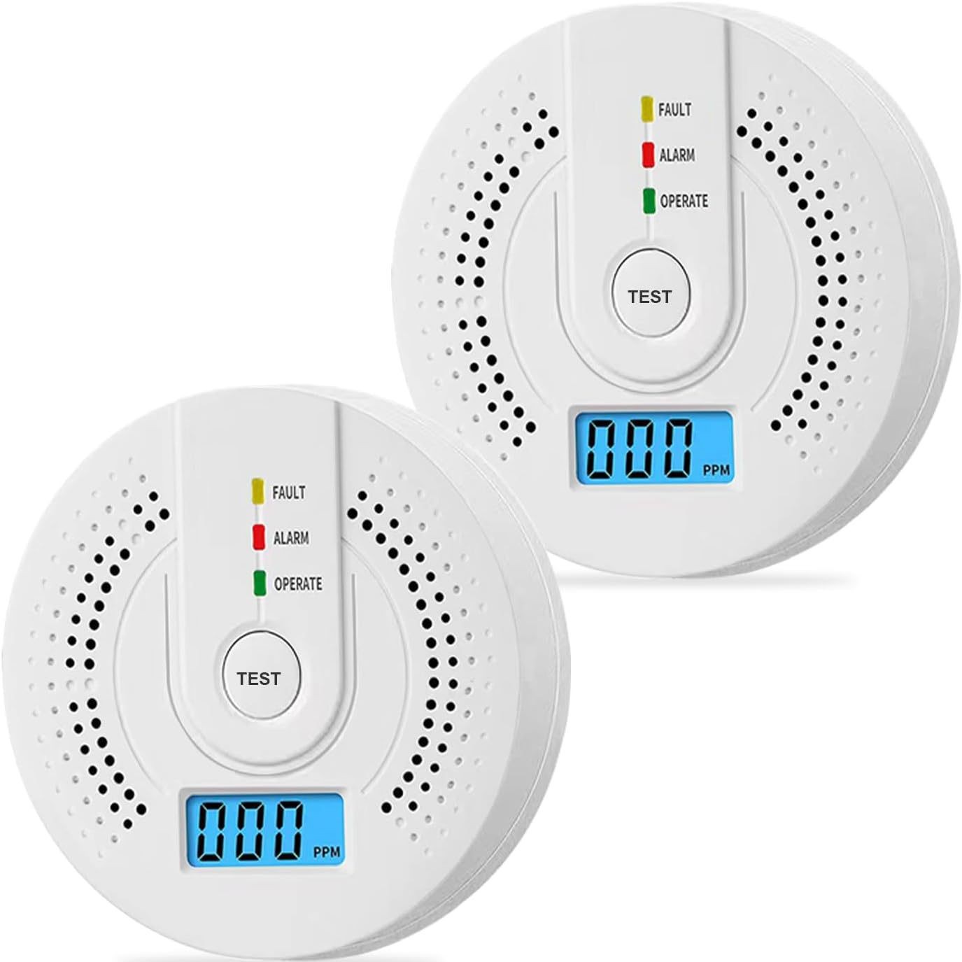 Carbon monoxide alarm household indoor battery honeycomb briquette bituminous coal gas co detector