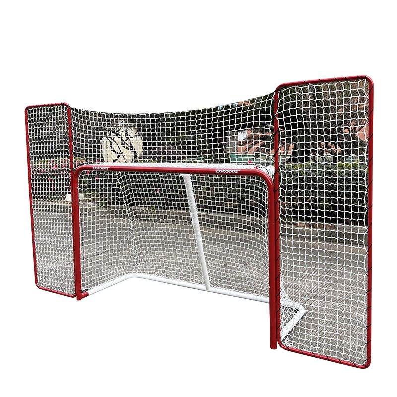 72inch Standard Ice Hockey Goal, Assembled Square Goal, Hockey Roller Skating Ball Training, High Hardness Carbon Steel, Foldable