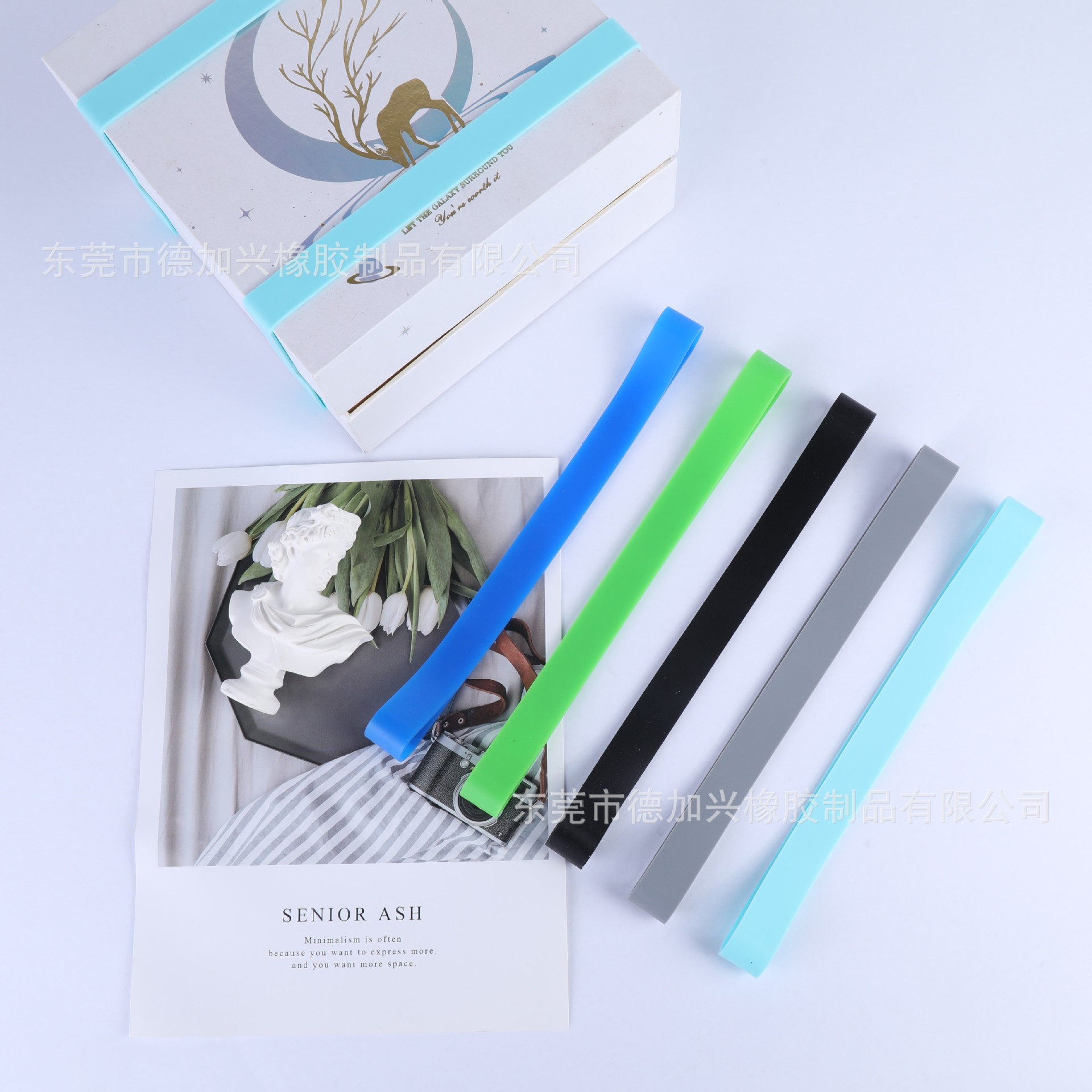 Cross-border Explosion High Elastic Silicone Binding Belt Eco-friendly Skin-friendly Silicone Binding Belt