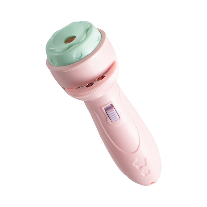 Children's Toy Projection Flashlight Kindergarten Puzzle Luminous Projector Cartoon Gift Wholesale Night Market Stall