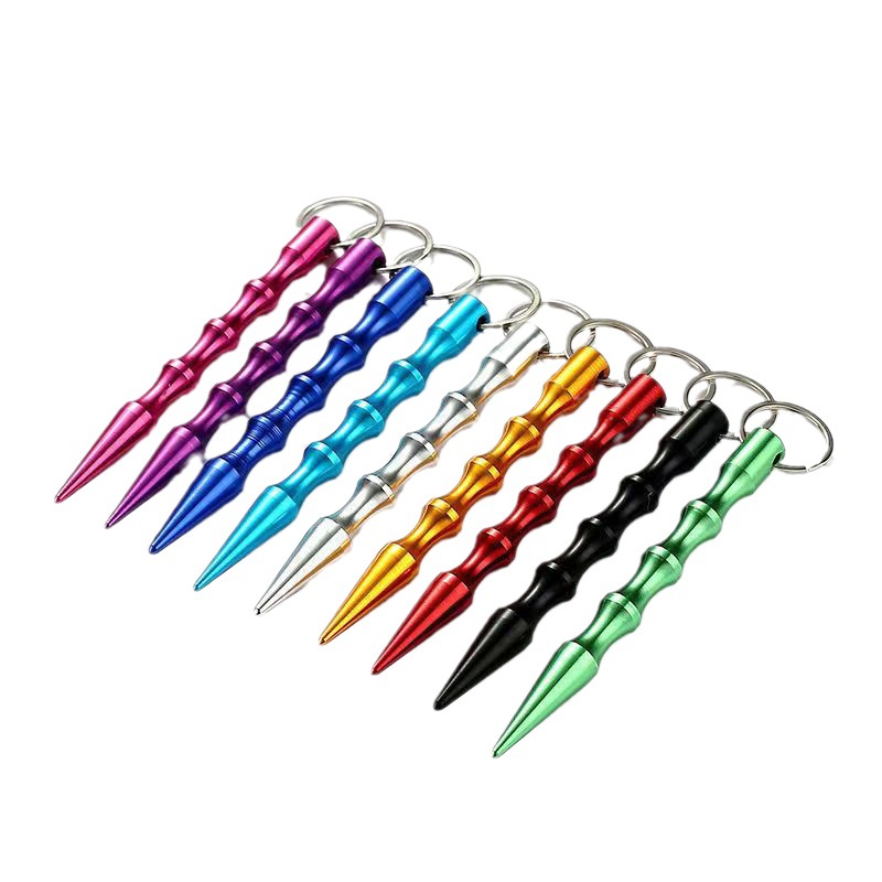 Women's Self-defense Wolf-proof Stick Pen-shaped Cool Stick Portable with Key Chain Outdoor Multifunctional Self-defense Ship-breaking Tactical Pen
