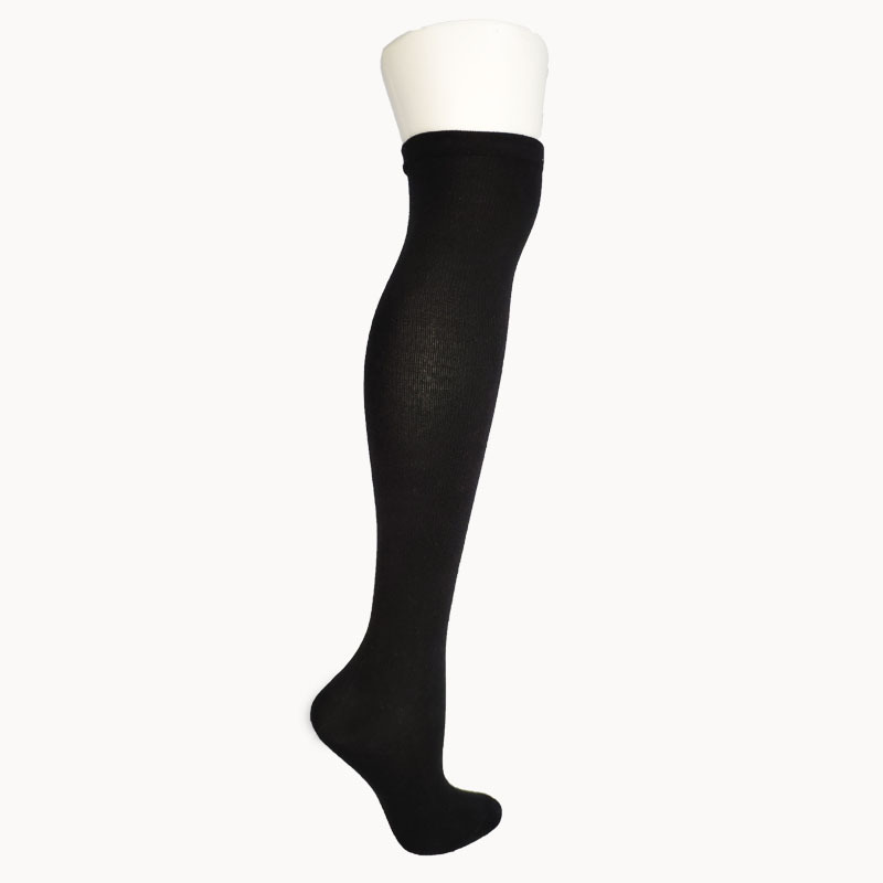 Customized Processing of High-Quality Long-Tube Girls' Socks with Pictures and Samples, Customized with Various Multi-Color Logo Long-Tube Knee-High Socks