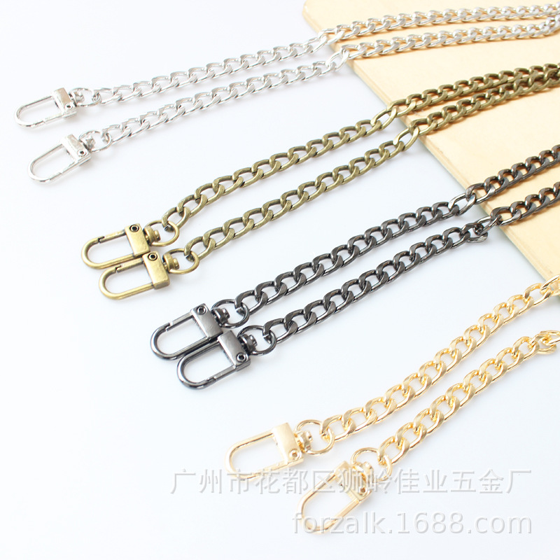 Цепочка для сумки 8 мм, горячая распродажа, плоская цепочка с пряжкой