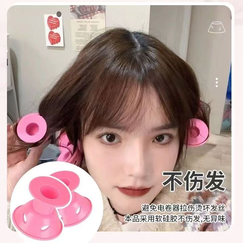Silicone Curling Iron Mushroom Bell Curling Iron Does Not Damage Hair Curling Iron Silicone Curling Iron Sleep Curling Hair Tool