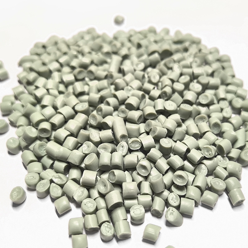 Recycled Plastic Pellets, Extruded Sheet Hollow Board Corrugated Pipe Raw Material, Gray Ppr Pipe Pellets