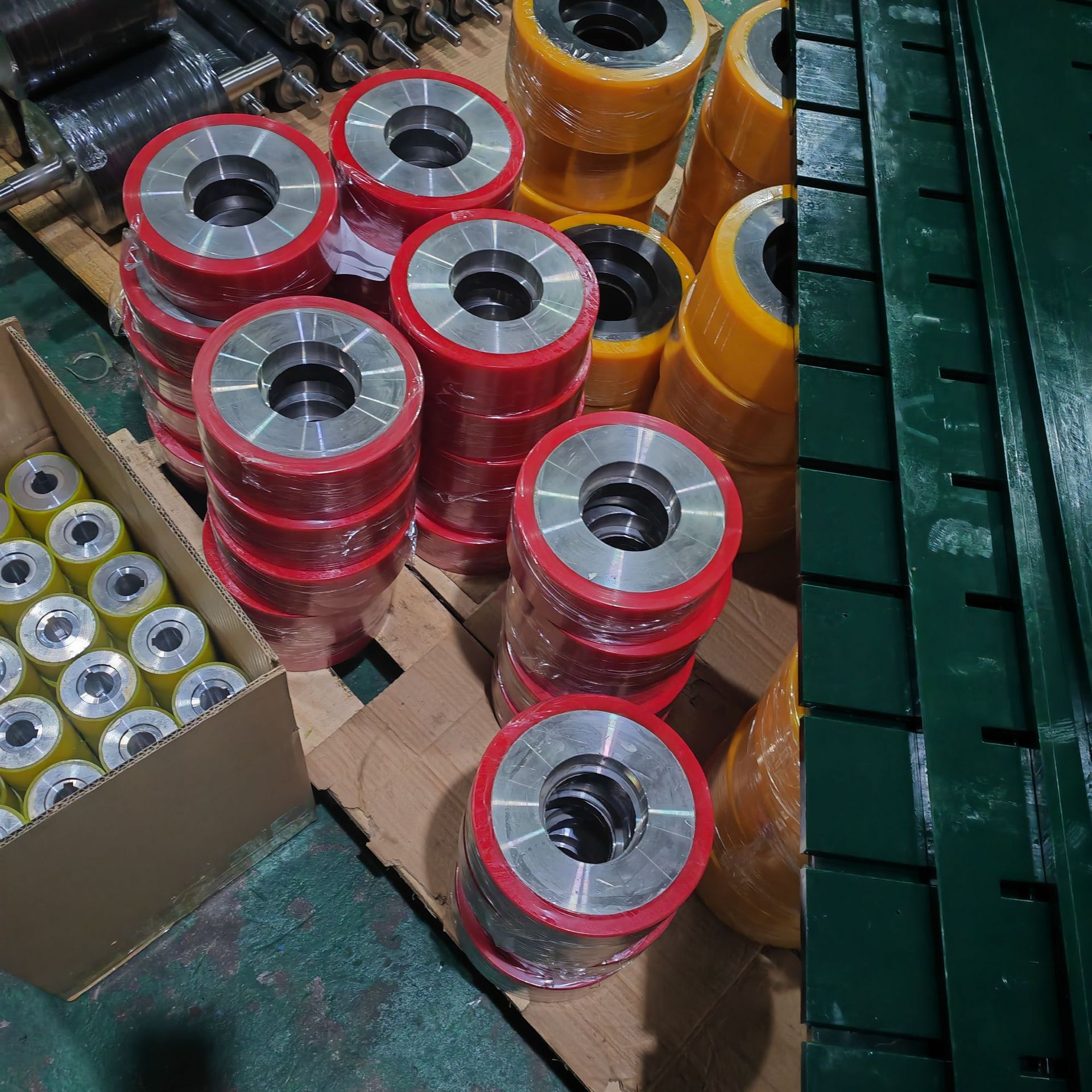 Рекомендуемое колесо с проводящим, износостойким и маслостойким полиуретановым силиконовым покрытием, резиновый вал, производство и обновление гетеросексуальных частей