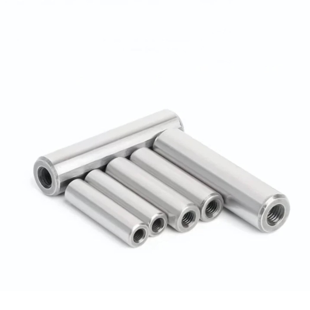 Linear Optical Axis Chrome-Plated Rod Processing Hard Shaft Soft Shaft Guide Shaft 6 8 10 12 15 16 20 Double-Ended Internal Thread