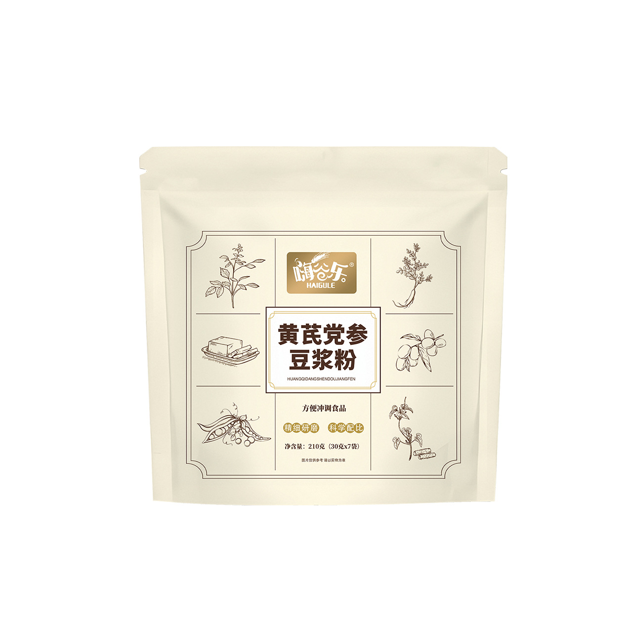 Astragalus Codonopsis Soy Milk Powder 210g Individually Packaged Meal Replacement Powder