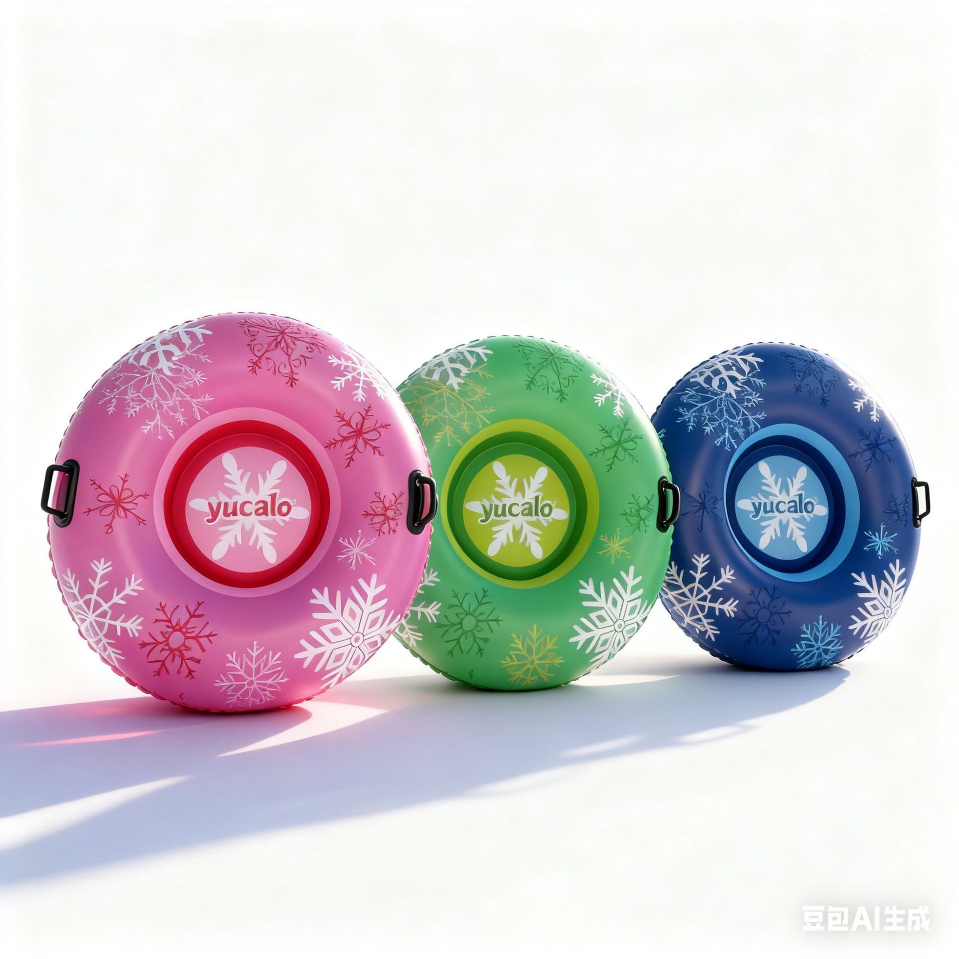 Thickened Cross-Border Inflatable 1.1m Ski Ring Sports Outdoor Dry Ski Ring Winter Ski Tire Ski Ring Skating