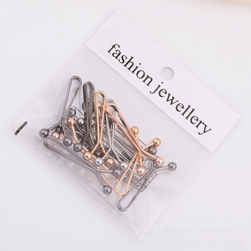 Cross-border hot sale exotic women's scarf clip U-shaped clip neck clip scarf scarf fixing artifact pin accessories wholesale