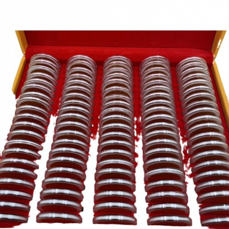 Antique Coin Collection 100 Gold Coins Yuan Datou Coin Collection Set a Box Coin Rated Coin Commemorative