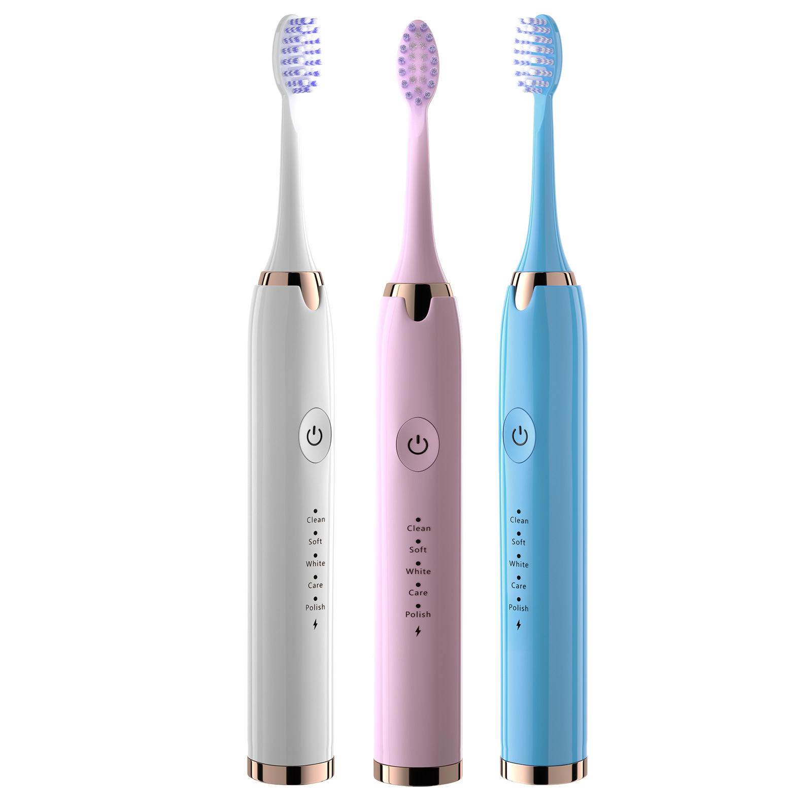 Cross-Border Smart Sonic Electric Toothbrush Couple USB Fast Charging Charging Full Body Washable Magnetic Levitation Toothbrush