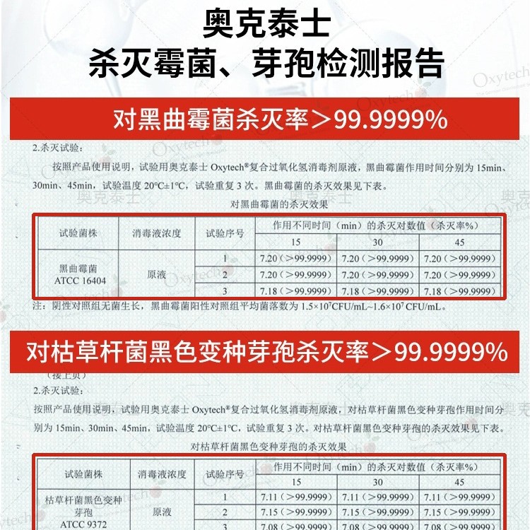 Oaks Food Workshop Mold Disinfectant Space Environmental Equipment Surface Cip Pipe Spores Bud Spores