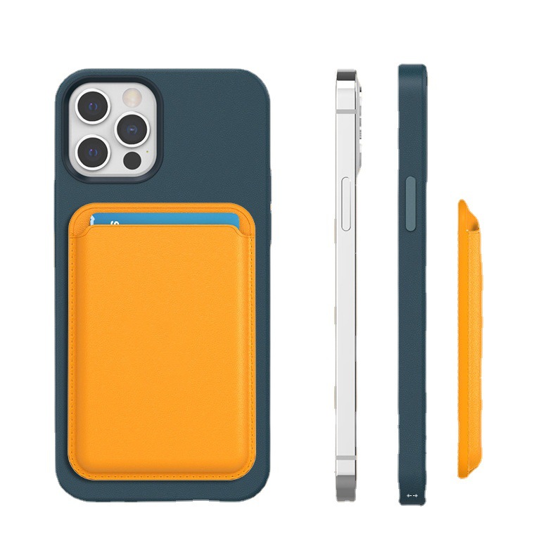 Держатель для магнитных карт, подходит для iPhone 14, PU кожа