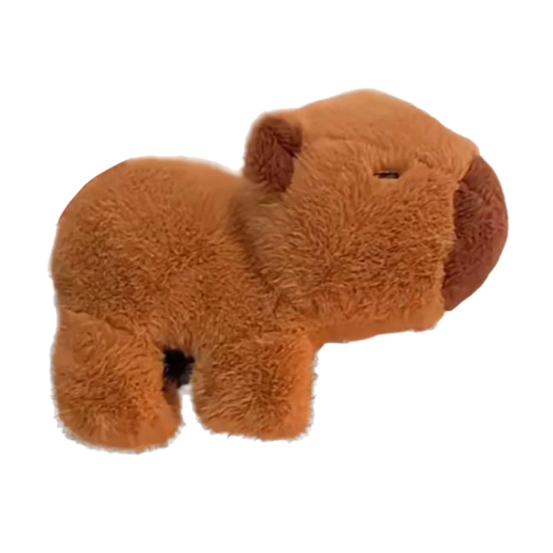 New Capybara Plush Toy Bicycle Accessory Lying Doll Decoration Pendant Small Turtle High-Value Versatile