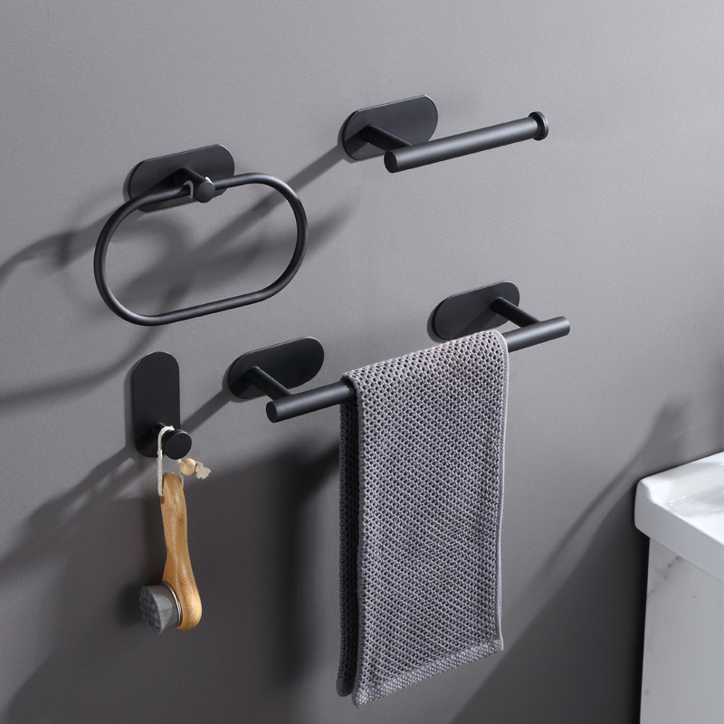 Stainless Steel Towel Ring Towel Rack Bathroom Towel Bar Bathroom Accessories Set Bath Towel Rack Bathroom Paper Towel Rack