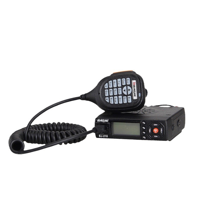 Baojie Bj-218 Car Uv Dual-Stage Radio Car Radio Mini Car Walkie-Talkie 25W Power Cross-Border Hot Sale