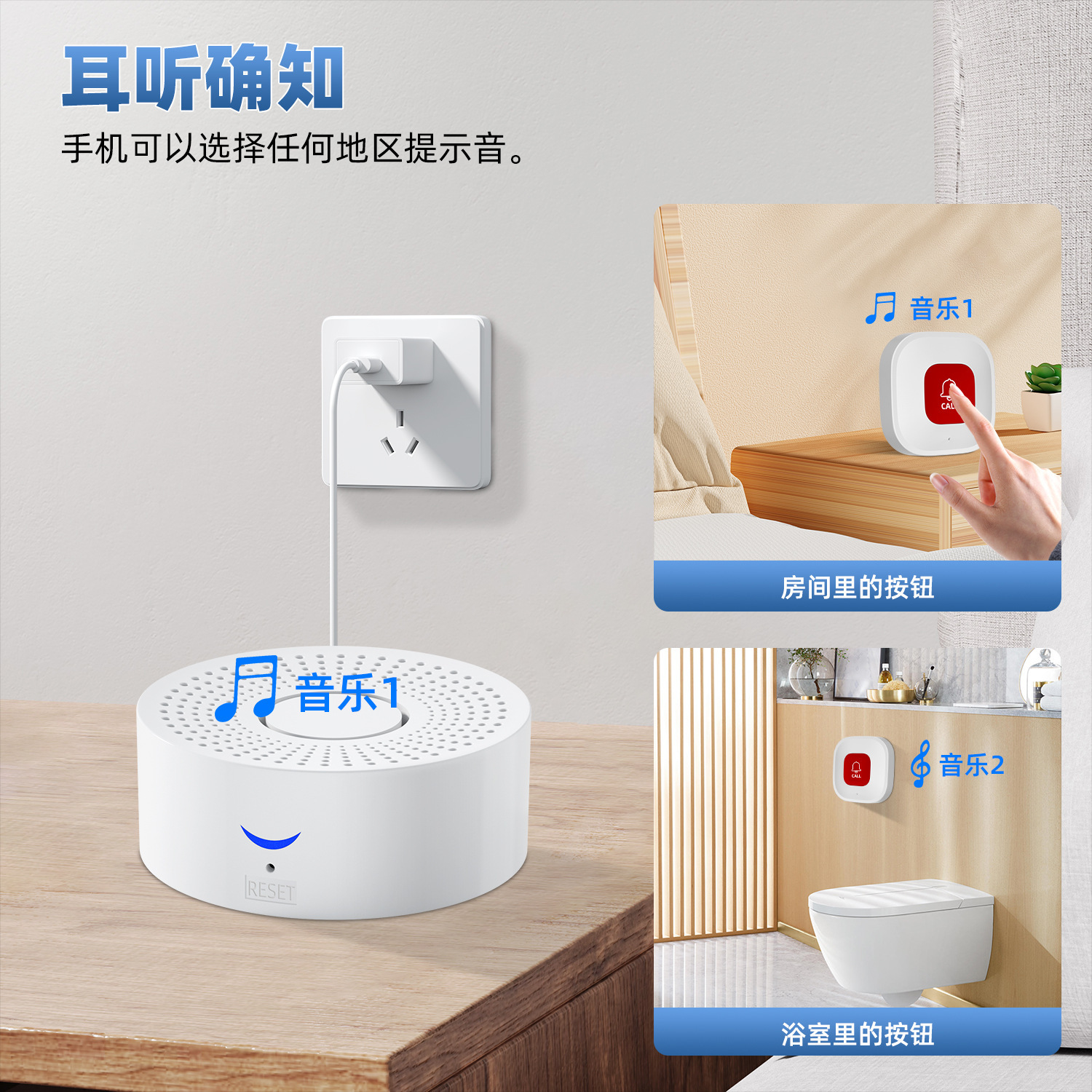 Graffiti Wifi Elderly Pager Host Set Gsm Smart Home Bell Alarm System Anti-Theft Alarm