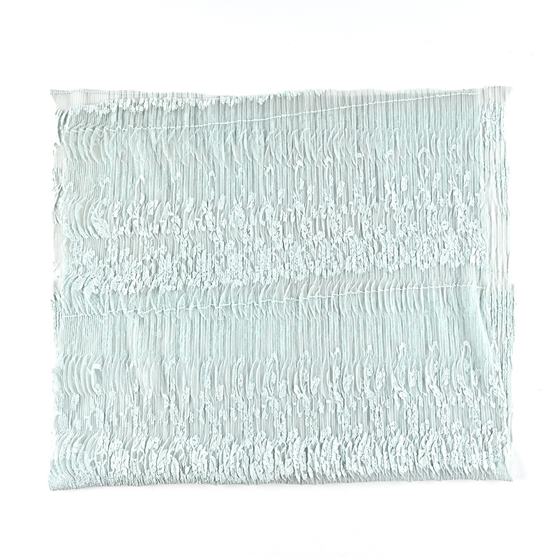 Clothing Fabric Pleating Processing Handbags and Bags Pleated Fabric Pushing Wave Leather Embossed Fabric Pleating Manufacturer