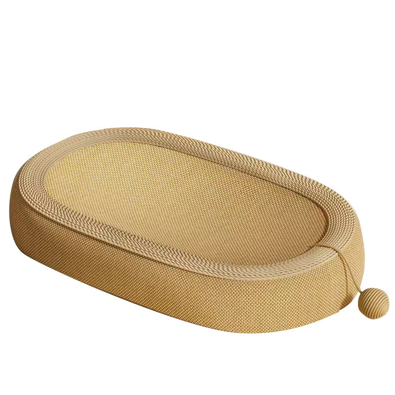 Sisal Cat Scratching Board and Cat Bed Combo, Durable and Scratch-Resistant, Large Cat Toy, Cat Scratching Basin, Cat Claw Grinding and Boredom Relief