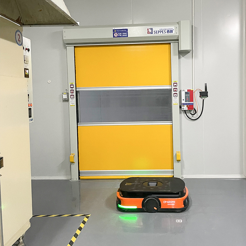 Pvc Fast Rolling Shutter Stacking Door Partition Dust-Free Clean Workshop Sanitary Sensor Door Soft Curtain Industrial Lift Door