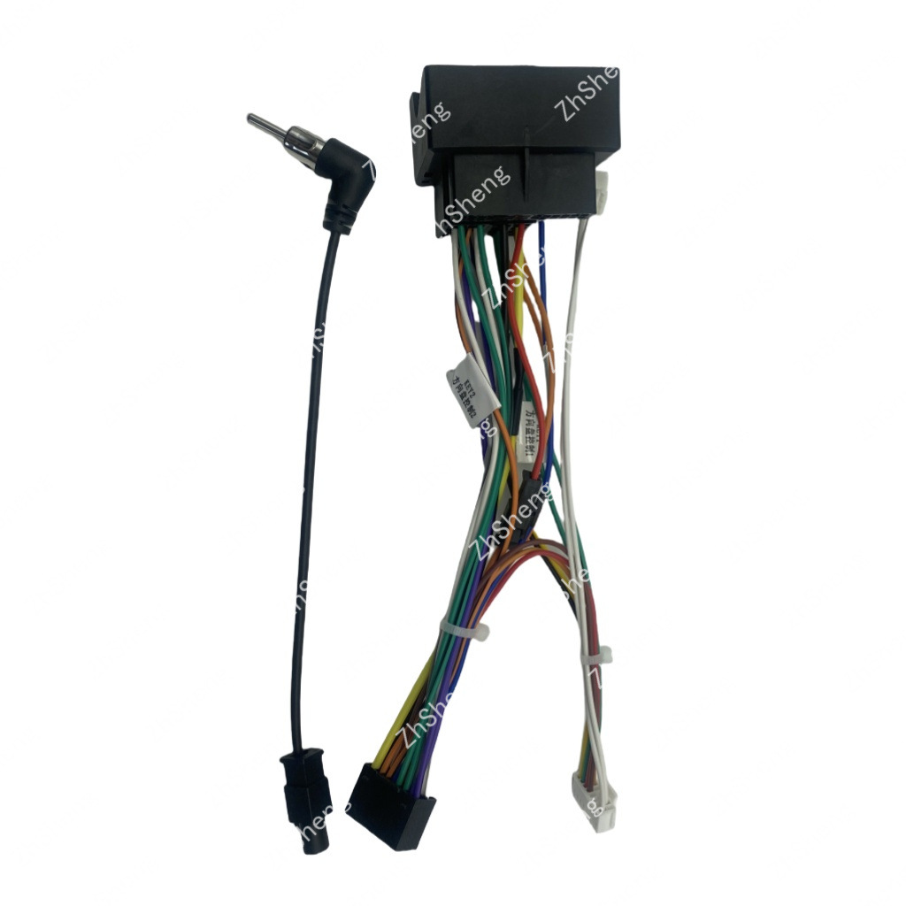 Applicable to Volkswagen VW Skoda big head height with Android radio navigation host power cord 16P modified line
