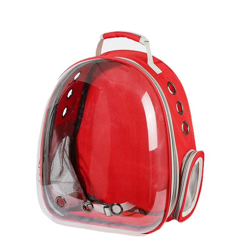 Cross-Border Half-Space Cat Bag Panoramic Transparent Portable Outdoor Breathable Pet Bag Large Capacity Dog and Cat Backpack