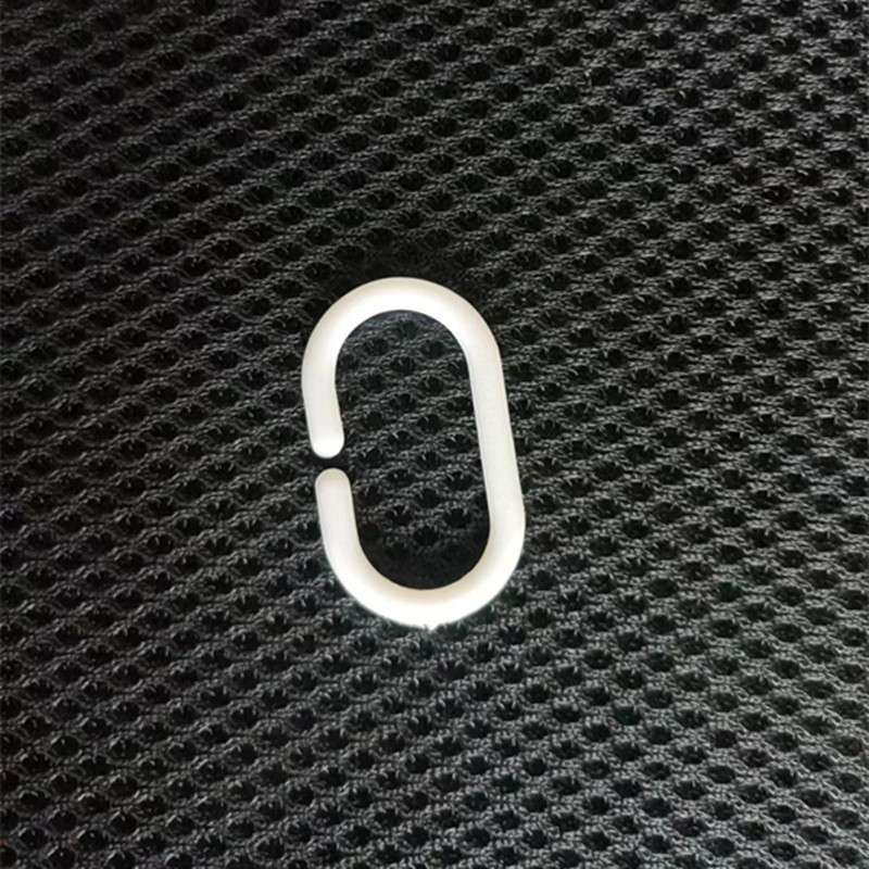 Shower Curtain Hooks Shower Curtain Buckle Curtain Accessories C- shaped Open Hook Bed Curtain Plastic Accessories Student Net Accessories Mosquito Net