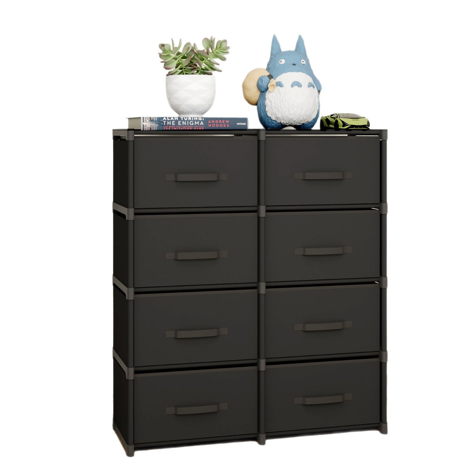 Bookcase Storage Cabinet Household Removable Non-Woven Multi-Layer Cabinet Bedroom Bedside Table Clothes Storage Toy Storage Cabinet