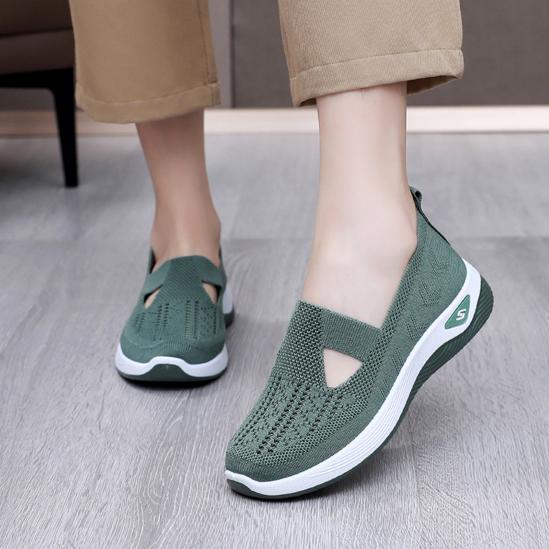 Foreign Trade Women's Shoes 2025 Summer Cross-Border Shoes Large Size Women's Casual Shoes Middle-Aged and Elderly Mother's Shoes Factory Delivery