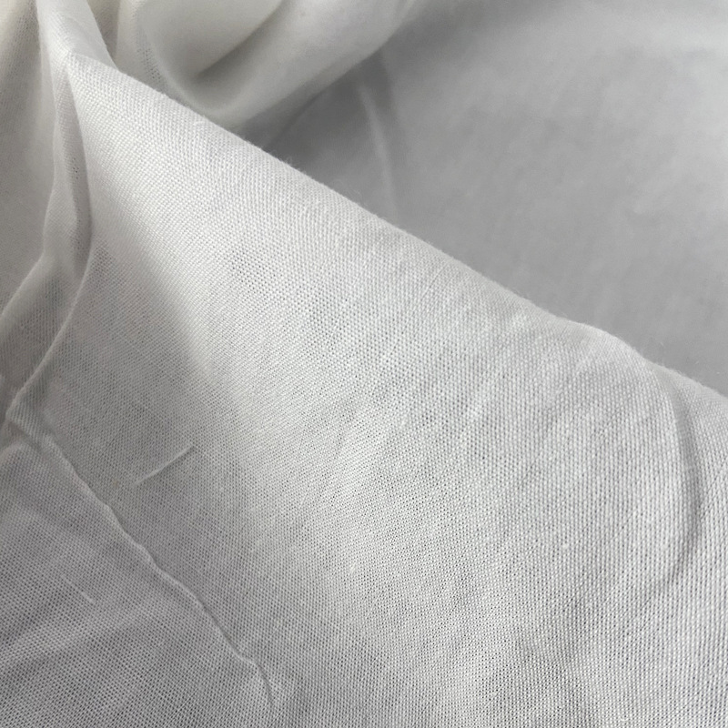 Factory direct batch TC white cloth polyester cotton white embryo cloth wholesale 110X76 pocket cloth clothing cloth trouser pocket