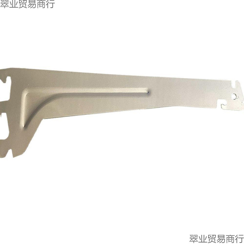 Shelf Bracket Triangular Piece for Supermarket Shelves, Horn-Shaped Support Iron Piece